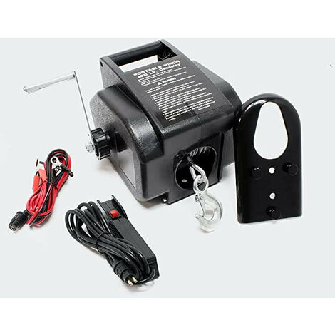 Treuil electrique 12 v traction remorque embarcation jusqu'a 2267kg