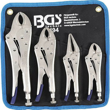 Lot de 4 pinces etaux autobloquantes bgs technic