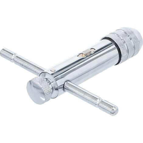 Porte taraud standard 110 mm a cliquet de m5 à m 12 tourne gauche