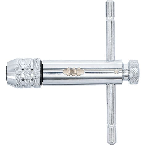 Porte taraud standard 110 mm a cliquet de m5 à m 12 tourne gauche