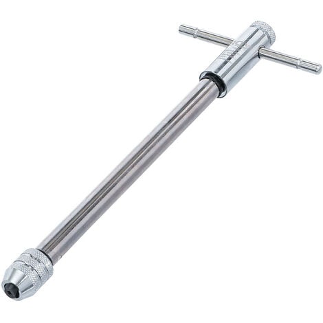 Porte taraud tourne-gauche extra long 255 mm a cliquet de m3 à m 10