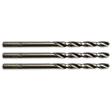 3 forets Ø 3,3 mm hss-g cobalt (5%) m35 pour taraudage m4 (1/2)