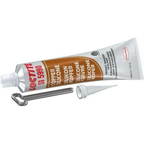 Loctite – Pâte à joint silicone haute température 100ml – Pour joints souples sur cuivre – Résistance jusqu'à 350 °C – Non corrosif et flexible