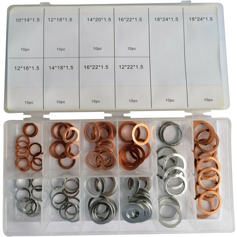 Coffret de joints cuivre et aluminium assortis (1/2)
