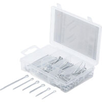 Coffret de 135 goupilles fendues - Ø 1,6 - 3,2 mm