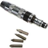 Bgs Technic – Tournevis à choc 1/2 – Acier chrome-vanadium – 4 embouts cruciformes PH2/PH3 et fente 8/10mm – Usage intensif pour vis récalcitrants