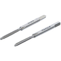 Bgs Technic – Jeu de 2 tarauds M2 x 0.4 mm – Acier à outils GCr15 – Taraud ébaucheur et finisseur pour travail de précision