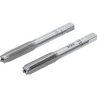 Bgs Technic – Jeu de 2 tarauds M7 x 1.00 mm – Acier à outils GCr15 – Filetage de précision – Taraud ébaucheur et finisseur