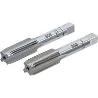 Bgs Technic – Pack de 2 tarauds M12 x 1.00 mm – Acier à outils GCr15 – Taraud ébaucheur et finisseur – Pour filetage précis