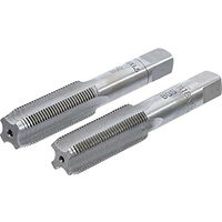 Bgs Technic – Jeu de 2 tarauds M18 x 1.5 mm – Acier à outils GCr15 – Filetage métrique pas standard – Pour métal et bois dur