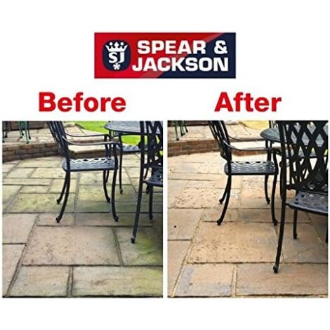 Spear & Jackson Spray and Leave 5 Litre Concentrate, Mould, Algae and Lichen Remover