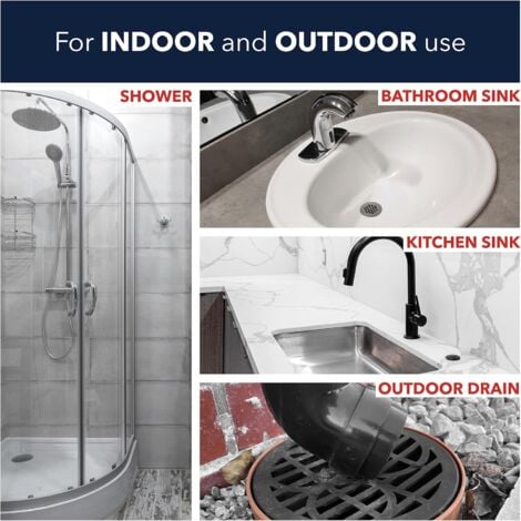 Spear & Jackson Heavy Duty Sink and Drain Unblocker 5 Litre Gel - Powerful Formula- Indoor and Outdoor