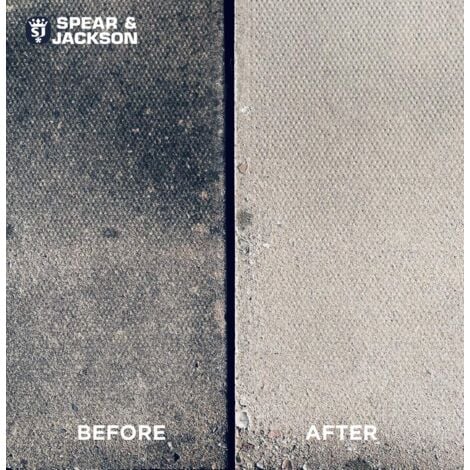Spear & Jackson Black Spot Remover 5 Litre Cleaner - Ready to Use for Natural stone, Concrete, Paving slabs, Indian Sandstone & Limestone