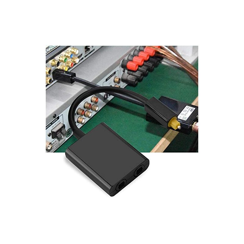 1 à 2 Câble Optique Numérique Adaptateur Séparateur Audio Adaptateur