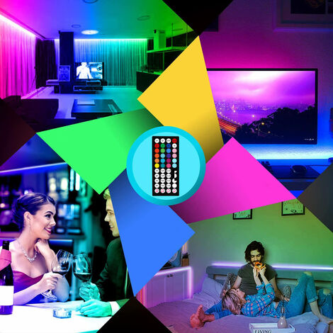 WEILY Ruban LED 15M Wifi 15M couleur flexible de changeant la bande légère  menée intelligente de contrôle de téléphone de RGB[Classe d'efficacité