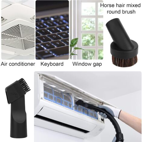 6 Pièces Accessoires pour Aspirateur--OUYLAF, Convient aux Aspirateurs de Calibre 32 mm à 35 mm-pour Embout Aspirateur Karcher, Rowenta, Hoover, Xoiture, Bosch, Miele