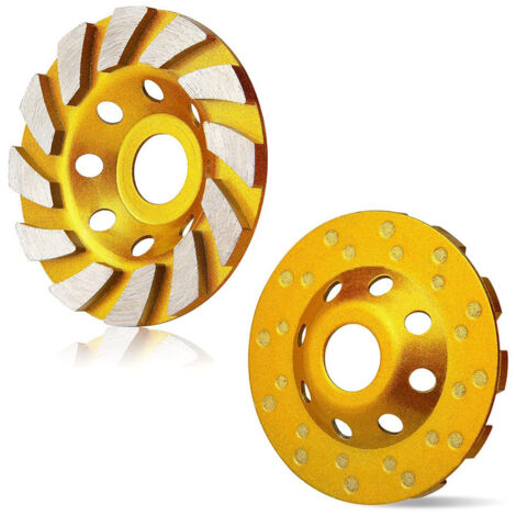 Disque Diamant Double Rangée 125mm Pour Meuleuse - Béton, Pierre, Granit (Épaisseur 22.2mm)