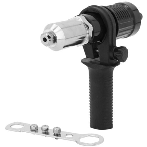 Adaptateur Riveteuse OUYLAF, Kit d'adaptateur de Pistolet à Riveter pour Perceuse électrique sans Fil, Pistolet à Riveter électrique Rivetage Outil