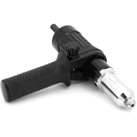 Adaptateur Riveteuse OUYLAF, Kit d'adaptateur de Pistolet à Riveter pour Perceuse électrique sans Fil, Pistolet à Riveter électrique Rivetage Outil