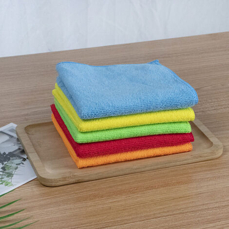 VIVOTE Lot De 3 Torchons De Cuisine En Microfibre épais - Tissu Gaufré - Super Absorbant - Non Pelucheux