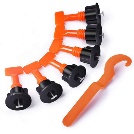 Tile Systeme Leveling Reutilisable Carrelage Niveleur Et Spacers Outils - 51 Pcs OUYLAF