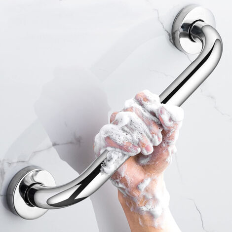 2 Pcs Acier Inoxydable Barre D'appui de Bain,Barre D'Appui En Inox Murale Robuste Poignée,Barre D'Appui INOX Poignée, Sécurité Grab Bar pour baignoire Douche Toilette 30cm,OUYLAF