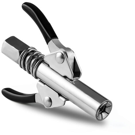 Ouylaf – Coupleur double poignée G haute pression pour pompe à graisse – Acier inoxydable – Pression max 10 000 psi – Compatible SAE et Metric Zerk (1/5)