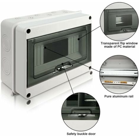 Coffret Electrique Etanche Exterieur, Etanche Electrique Exterieur, Armoire de Contrôle, Boitier de Jonction pour Utilisation à l'extérieur,OUYLAF