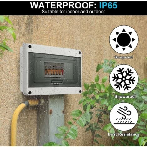 Coffret Electrique Etanche Exterieur, Etanche Electrique Exterieur, Armoire de Contrôle, Boitier de Jonction pour Utilisation à l'extérieur,OUYLAF
