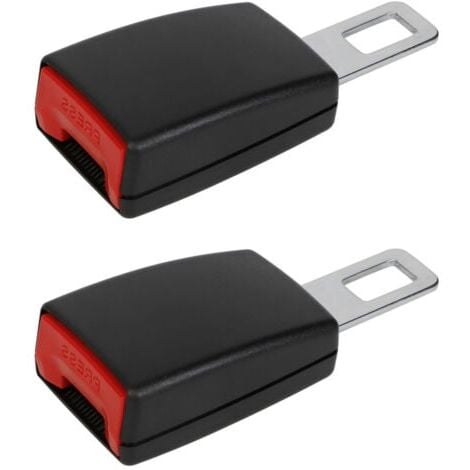 2 pièces boucle de ceinture de sécurité rallonge de ceinture de sécurité sangles de fixation universelles rallonge de ceinture de sécurité pince de siège de voiture ceinture de sécurité de voit,OUYLAF