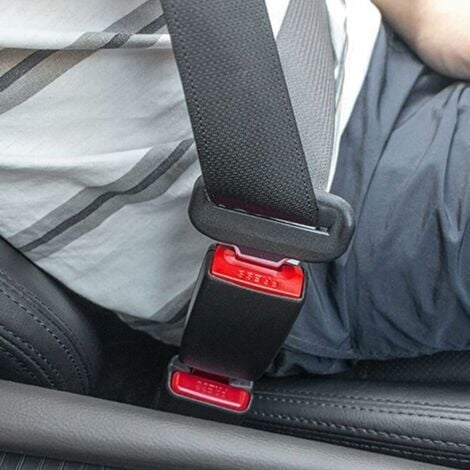 2 pièces boucle de ceinture de sécurité rallonge de ceinture de sécurité sangles de fixation universelles rallonge de ceinture de sécurité pince de siège de voiture ceinture de sécurité de voit,OUYLAF