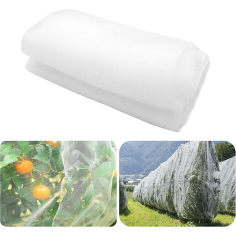 Filet Anti-Insectes, 2.5x10m Filet de Protection Jardin Anti Insectes Filet Protection Insectes Potager pour Plantes Légumes Fruits Fleurs Serre，OUYLAF