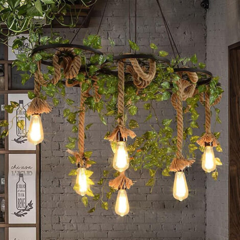 Câble électrique Décoratif Rétro En Chanvre Tressé - Pour éclairage LED