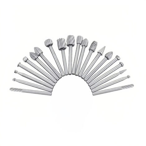 20 fraises en carbure de tungstène pour Dremel - Paquet de coupe pour meuleuse rotative - OUYLAF