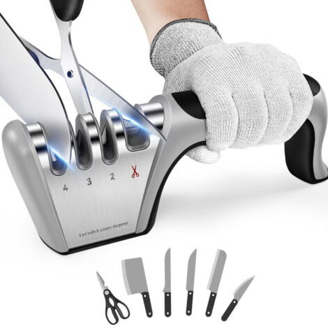 Aiguiseur De Couteaux Multifonctionnel Puissant - Pour Couteaux, Ciseaux, Forets - Angle Réglable 230V