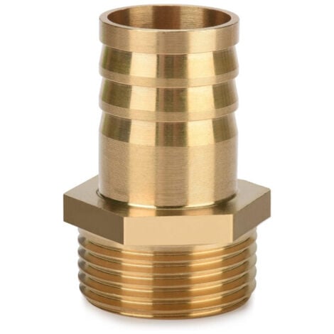 EVANEM 1 Raccord De Tuyau En Laiton Coudé, Filetage Mâle Métrique M8 M10 M12 M14 À 8 Mm 10 Mm 12 Mm Adaptateur De Raccord De Raccord Barbelé (Size