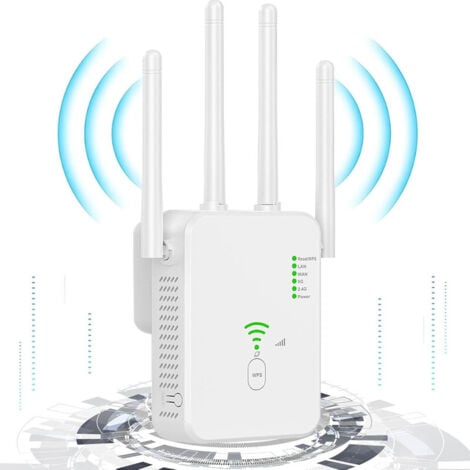 Répéteur WiFi Cluvox 1200Mbps - Bi-Bande 2.4G/5Ghz 4 Antennes | Mode