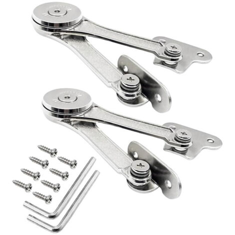 Charnières de support 2 pièces, hauteur réglable, pour portes de meubles, OUYLAF (1/5)