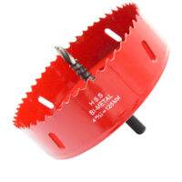 Hole Saw Drill Bit Hole Cutter with Arbor for Wood,PVC Board and Plasterboard(4-15/16"(125mm Hole Saw)),OUYLAF