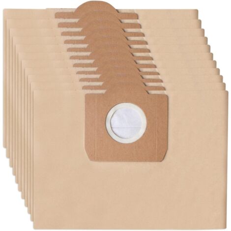 10 Pièces Sac Aspirateur pour Kärcher WD2 MV2 WD 2.200 WD2250 A2004 A2054 A2099 6.904-322.0,Sacs Filtrants en Papier