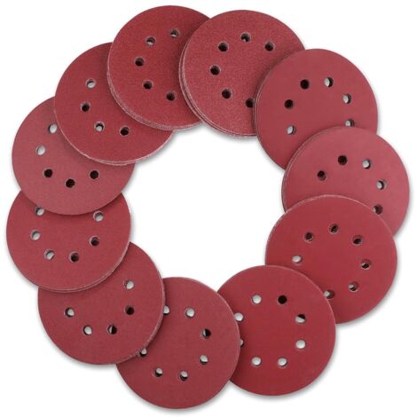 Freosen – Lot de 150 disques abrasifs 125mm – Assortiment grains 60 à 600 – Pour ponceuse orbitale – Oxyde d'aluminium durable