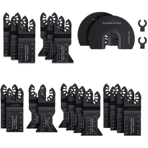 Freosen – Coffret de 22 lames de scie oscillantes – Acier bimétallique pour coupes précises – Compatible DeWalt, Makita, Ryobi, Milwaukee - 22Pcs