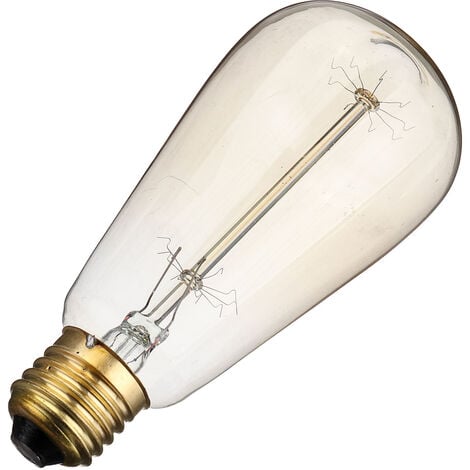 6x E27 60W Ampoule Edison Incandescent Bulb 220V ST64 Retro 64mm x 140mm
