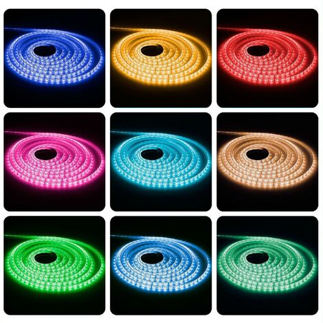 Led Chambre 30M(2x15M) Ruban Led Multicolore Bande LED 5050 RGB