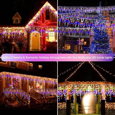 210 Leds Filet Rideau Lumière Guirlande lumineuse Décor pour Noël Fête  Soirée Mariage Fenêtre 8 modes Flash UK Plug - Blanc chaud - Cdiscount  Maison