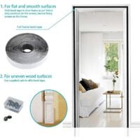 Moustiquaire AimantéE Porte Fenetre, 75x240cm Anti Insecte