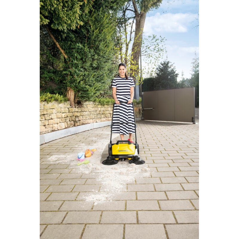 Karcher Balayeuse Mécanique S 6, Réglable En Hauteur, Réservoir 38l