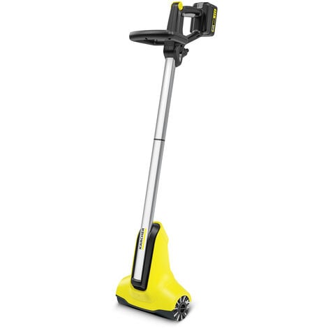 Karcher Nettoyeur de terrasse sur batterie PCL 3-18 Battery Set avec batterie incluse, sans fil, patio cleaner pour terrasse en bois, pierre, composite