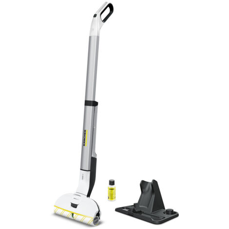 Karcher Balai serpillère électrique EWM 2 sans fil, nettoyeur de sols, élimine les tâches en 1 passage sans frotter