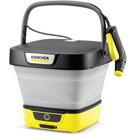 Karcher Nettoyeur mobile OC3 pliable, autonome en eau et en électricité, idéal vélo, bottes, chiens, outils de jardin